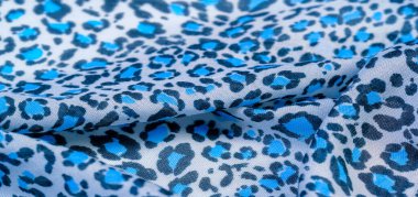 doku, arkaplan, desen, kartpostal, ipek kumaş, mavi gök mavisi beyaz arka planda bulanık çiçekler, kalın malzeme kaynağı yaz çiçeği deseni tekrarlayan desen