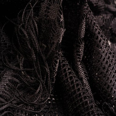 Doku, arkaplan, tasarım, siyah kadın dantelinden şal, siyah dantelden örgü, püskül, el örgüsü çiçek festivali armağanı tasarımından düğün üçgeni kartpostalı