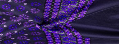 ipek kumaş mavi ve yeşil renkler, kalın kumaş, çift taraflı triasetat lifleri dayalı koyu mavi. Doku, Arka Plan, Desen, Dekor, Modern, Tekstil, Sanat, Tasarım,