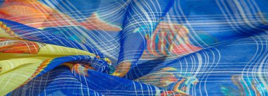 arkaplan dokusu, desen koleksiyonu, lacivert ipek kumaş, mercan resifli balık, çocuk sanatı