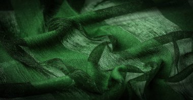 Doku, arkaplan, tasarım, açık şeffaf ipek yeşil kumaş, yumuşak dokunmatik materyal projelerinizin son tasarımlarıyla harmanlanmak üzere gökkuşağı renklerinde mevcuttur