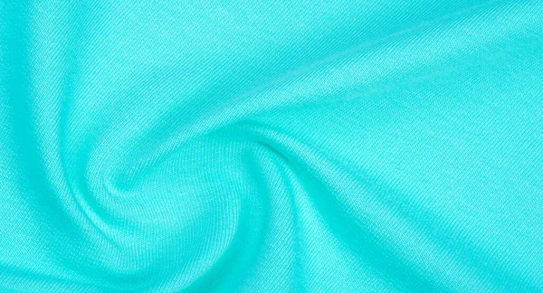 Texture Sfondo Pattern Tessuto Lavorato Maglia Blu Turchese Blu Aggiungerò — Foto Stock