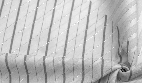 Textura Fundo Design Tecido Preto Branco Com Listras Lurex Perfeito — Fotografia de Stock