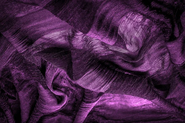 Doku Arkaplan Tasarım Açık Şeffaf Ipek Kumaş Morumsu Renkler Yumuşak — Stok fotoğraf