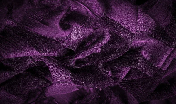 Текстура Фон Дизайн Светло Прозрачная Шелковая Ткань Пурпурные Цвета Мягкие — стоковое фото