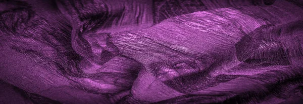 Texture Sfondo Design Luce Colori Magenta Tessuto Seta Trasparente Materiale — Foto Stock