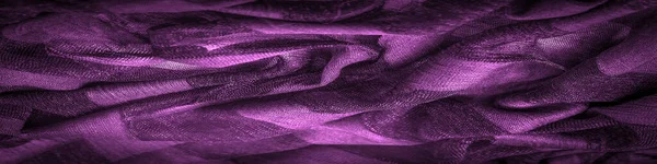Texture Sfondo Design Luce Colori Magenta Tessuto Seta Trasparente Materiale — Foto Stock