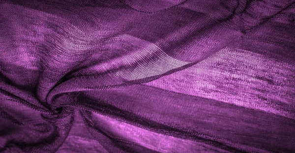 Textura Pozadí Design Světle Transparentní Hedvábné Tkaniny Fialové Barvy Soft — Stock fotografie