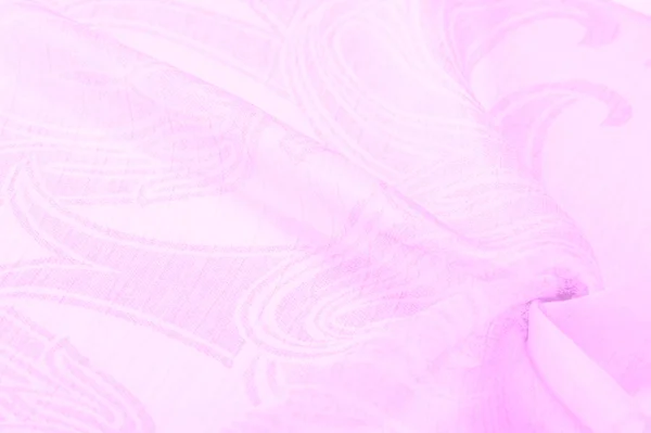 非常薄的半透明软丝光织物 紫色薰衣草 — 图库照片