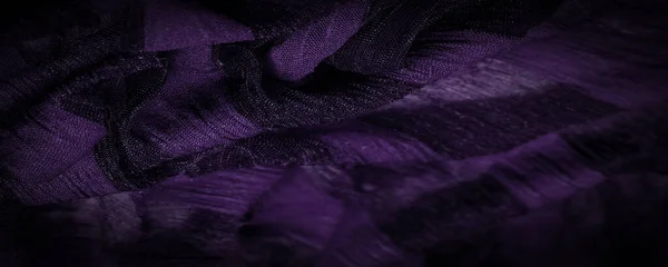 Textura Fundo Design Tecido Seda Transparente Claro Cor Violeta Material — Fotografia de Stock