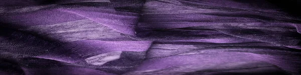Texture Sfondo Design Tessuto Seta Trasparente Chiaro Colore Viola Materiale — Foto Stock