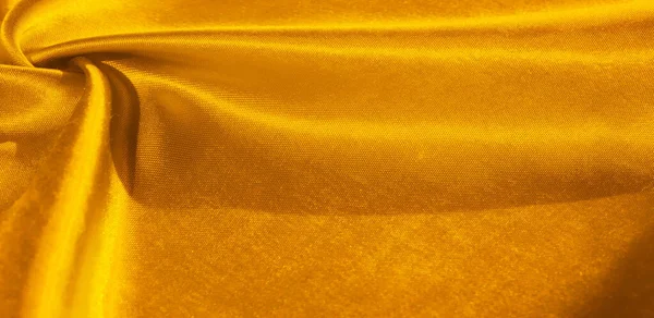 テクスチャ パターン 黄色の絹の生地 この愛らしい 柔らかく光沢のある生地は 滑らかなミンク表面を持っており あなたのプロジェクトを作成するのに最適です — ストック写真