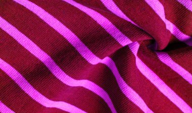 Doku, arkaplan, desen, tasarım, kahverengi ve soluk mavi yün çizgilerden kumaş, zarif ve hoş yün örgü. Projelerin için harika..