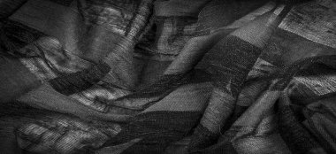 Doku, arkaplan, tasarım, açık şeffaf ipek kumaş siyah ve beyaz, yumuşak dokunmatik malzeme bir renk gökkuşağı içinde mevcut projelerinizin son gelişmeleri ile harmanlamak için