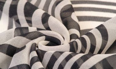 doku, arkaplan, desen, duvar kağıdı, kartpostal, poster, ipek kumaş, beyaz ve siyah soyut çizgiler, geniş oval. retro, sanat