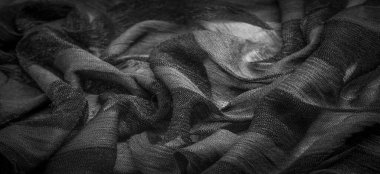 Doku, arkaplan, tasarım, açık şeffaf ipek kumaş siyah ve beyaz, yumuşak dokunmatik malzeme bir renk gökkuşağı içinde mevcut projelerinizin son gelişmeleri ile harmanlamak için