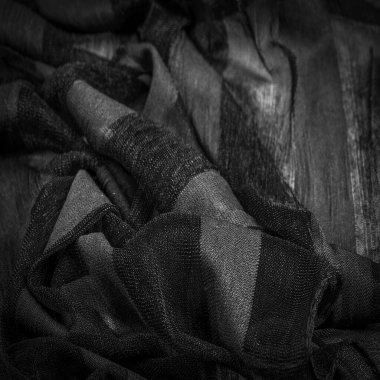 Doku, arkaplan, tasarım, açık şeffaf ipek kumaş siyah ve beyaz, yumuşak dokunmatik malzeme bir renk gökkuşağı içinde mevcut projelerinizin son gelişmeleri ile harmanlamak için