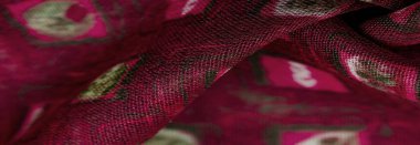 Doku, arkaplan, desen, kırmızı ipek kumaş, narin dokuma, baskı eşarbı, tasarım, açılış dokusu