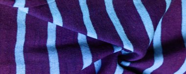 Doku, arkaplan, desen, tasarım, leylak kumaş ve açık mavi yün çizgiler, zarif ve hoş yün örgü. Projelerin için harika..