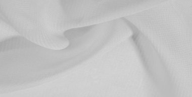 beyaz ipek kumaş doku arka plan deseni. Bu ipek organze nazik bir açık diş vardır. Bu lüks kumaşı, özel günler için tasarımınızdan projelerinizi oluşturmaya kadar her şey için kullanın.