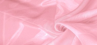 Doku, arkaplan, desen, ipek kumaş, pembe. Projektörleriniz huzura kavuşacak. Pastel renkli bu hassas kumaş illüzyon ve fantezi yaratacak..