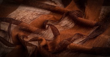 Doku, arkaplan, tasarım, açık şeffaf ipek kumaş kahverengi, Yumuşak dokunmatik malzeme bir renk gökkuşağı içinde mevcut Projelerinizin son gelişmeleri ile harmanlamak için