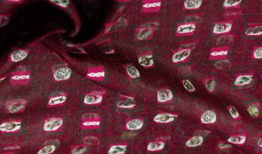 Doku, arkaplan, desen, kırmızı ipek kumaş, narin dokuma, baskı eşarbı, tasarım, açılış dokusu