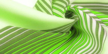 Doku, arkaplan, desen, ipek kumaş, kahverengi renk, geometrik çizgiler, farklı tonlardaki kabile düz çizgileri, geometrik desen, projeleriniz için ayarlanmış, yeşil ve beyaz.