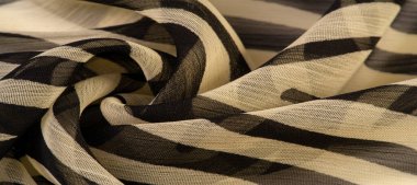 Yapısal arka plan koleksiyonu, ipek kumaş, Afrika tarzında zebra derisi. Tasarımcı için, taslak düzeni, dekoratör çevresi.