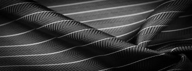 desenli çizim, kompozit tekstil, ince beyaz şeritli asil gri ipek kumaş, bazı malzeme ve bileşenlerin doğası; bütünün ya da karışımın bütünlüğü.