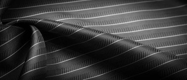 desenli çizim, kompozit tekstil, ince beyaz şeritli asil gri ipek kumaş, bazı malzeme ve bileşenlerin doğası; bütünün ya da karışımın bütünlüğü.