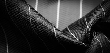desenli çizim, kompozit tekstil, ince beyaz şeritli asil gri ipek kumaş, bazı malzeme ve bileşenlerin doğası; bütünün ya da karışımın bütünlüğü.