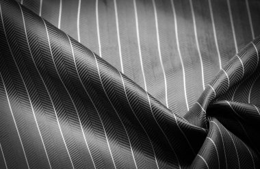 desenli çizim, kompozit tekstil, ince beyaz şeritli asil gri ipek kumaş, bazı malzeme ve bileşenlerin doğası; bütünün ya da karışımın bütünlüğü.