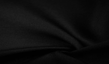 Doku, arkaplan, desen, siyah ipek kumaş, bu ipek saten dokuma. Yoğunluğu, pürüzsüzlüğü ve parlaklığı farklı, yumuşaklığı iyi örtülmüş. Tasarım kullan, projeler