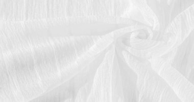 doku, arkaplan, desen, koleksiyon, buruşuk ipek kumaş hayalet beyazı. Üç Boyutlu