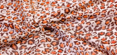 doku, arkaplan, desen, kartpostal, ipek kumaş, beyaz zemin üzerinde kahverengi kırmızı-sarı bulanık çiçekler, kalın malzeme Craft Tedarik Yaz çiçek deseni tekrarlayan desen