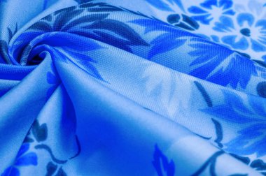 doku, arkaplan, desen, narin mavi ipek çiçek desenli narin, narin, narin, saf ipek kumaşlı. Temiz, opaklık istendiğinde astarı kullan.