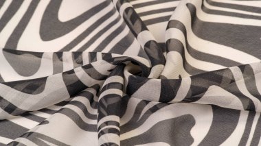 doku, arkaplan, desen, duvar kağıdı, kartpostal, poster, ipek kumaş, beyaz ve siyah soyut çizgiler, geniş oval. retro, sanat