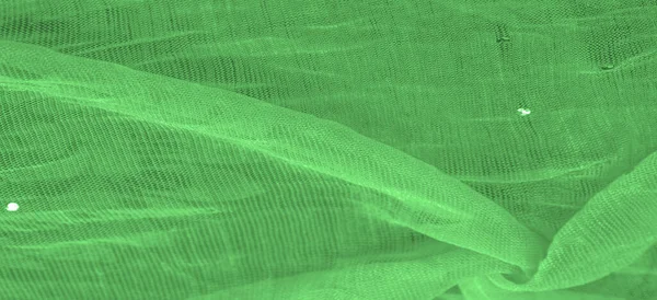 Textura Fondo Diseño Tela Verde Transparente Con Brillo Color Conocido —  Fotos de Stock
