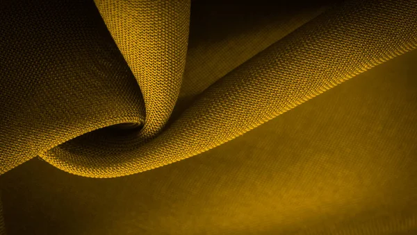 Texture Background Pattern Satin Yellow Sepia Weave Usually Has Glossy — Stock Photo, Image