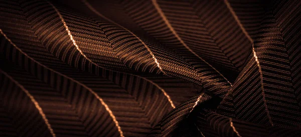 Dessin Texturé Textiles Composites Tissu Soie Vert Foncé Noble Avec — Photo