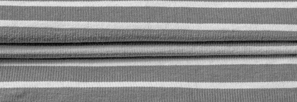 Texture Background Pattern Design Fabric Gray White Woolen Stripes Woolen — Stock Photo, Image