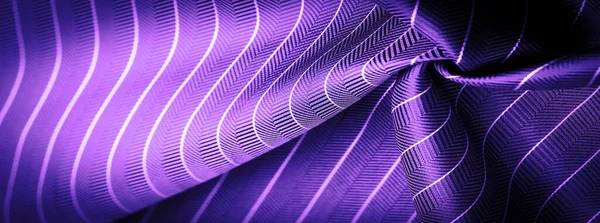 Textured Drawing Composite Textiles Noble Lilac Blue Silk Fabric Thin — Stock Photo, Image