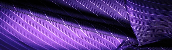 机构图 复合纺织品 高贵的淡紫色蓝丝面料 带有细白色条纹 一些配料或成分的性质 整体或混合物的构成方式 — 图库照片