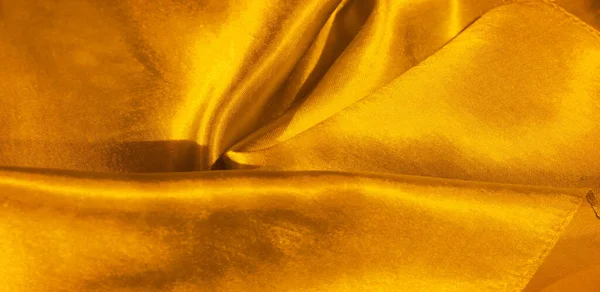Textuur Achtergrond Patroon Zijden Stof Het Geel Deze Schattige Zachte — Stockfoto