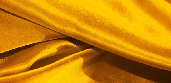 Textuur Achtergrond Patroon Zijden Stof Het Geel Deze Schattige Zachte — Stockfoto
