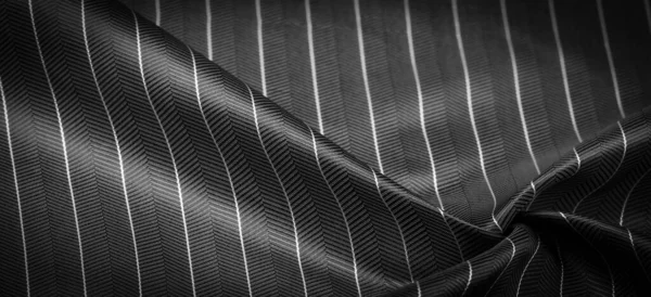 Dessin Texturé Textiles Composites Tissu Soie Gris Noble Argenté Avec — Photo