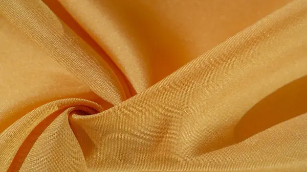 Textura Fondo Tela Seda Ámbar Amarillo Foto Está Destinada Interior —  Fotos de Stock