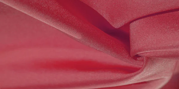 Tessuto Seta Rosso Rubino — Foto Stock