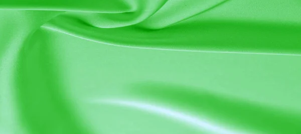 Textura Fundo Padrão Tecido Seda Verde Esmeralda Isso Adicionará Complexidade — Fotografia de Stock